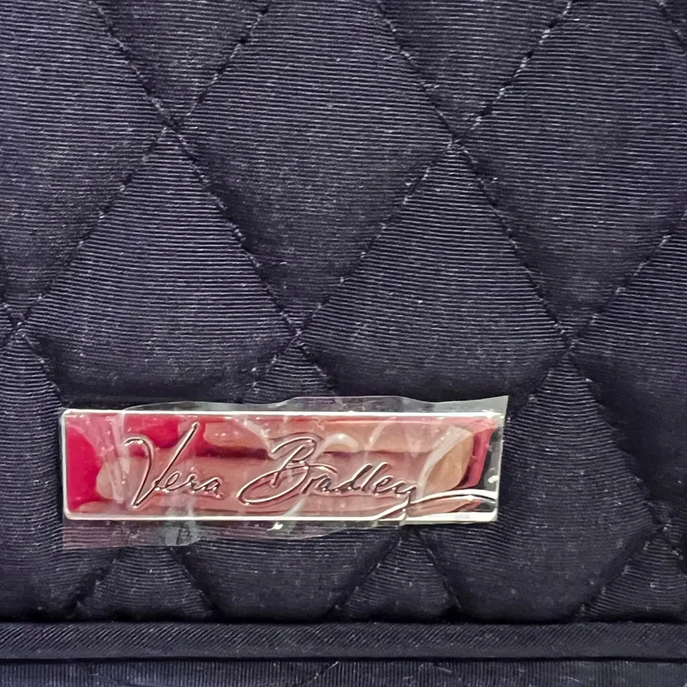 Vera Bradley Quilted Classic Navy Wristlet